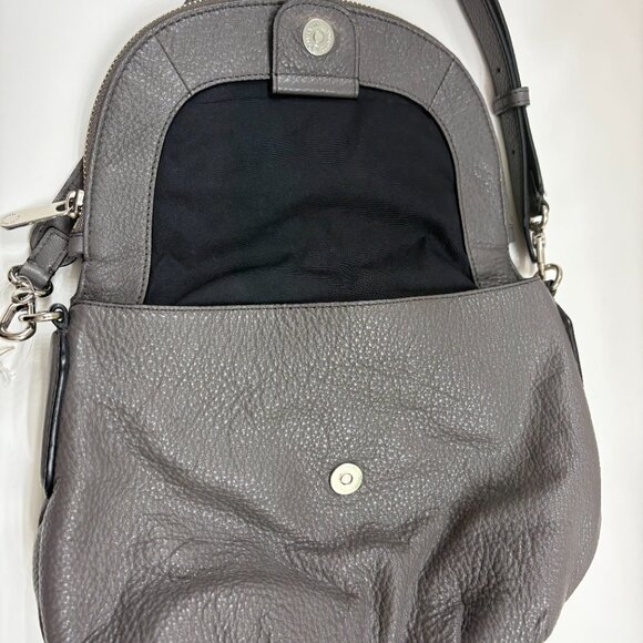 Marc Jacobs - Classic Q Natasha Handbag Purse- Gray Leather- EUC - Picture 9 of 11